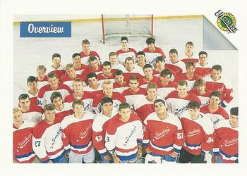 #89 Overview Group Shot - No Team - 1991 Ultimate Draft Hockey