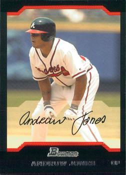 #89 Andruw Jones - Atlanta Braves - 2004 Bowman Baseball