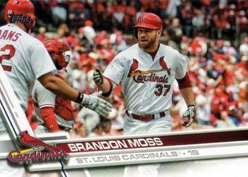#89 Brandon Moss - St. Louis Cardinals - 2017 Topps Baseball