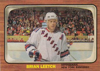 #89 Brian Leetch - New York Rangers - 2002-03 Topps Heritage Hockey