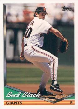 #89 Bud Black - San Francisco Giants - 1994 Topps Baseball