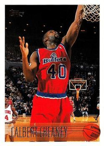 #89 Calbert Cheaney - Washington Bullets - 1996-97 Topps Basketball
