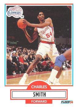 #89 Charles Smith - Los Angeles Clippers - 1990-91 Fleer Basketball