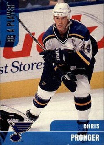 #89 Chris Pronger - St. Louis Blues - 1999-00 Be a Player Memorabilia Hockey