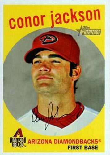 #89 Conor Jackson - Arizona Diamondbacks - 2008 Topps Heritage Baseball