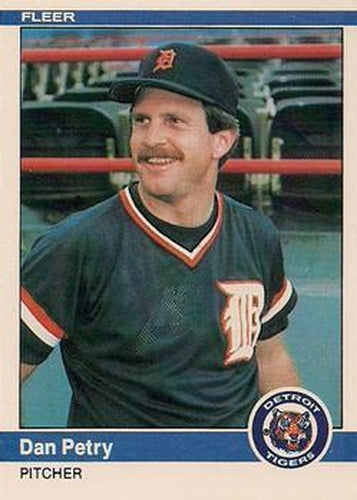 #89 Dan Petry - Detroit Tigers - 1984 Fleer Baseball