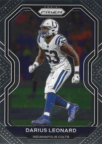 #89 Darius Leonard - Indianapolis Colts - 2020 Panini Prizm Football