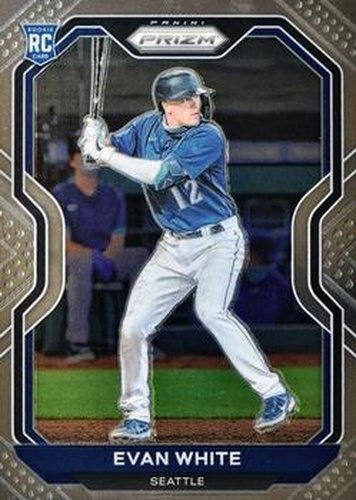 #89 Evan White - Seattle Mariners - 2021 Panini Prizm Baseball