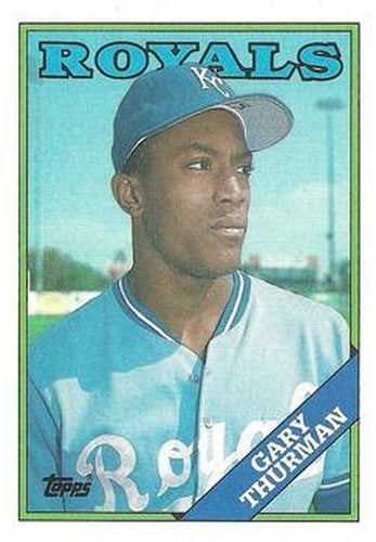 #89 Gary Thurman - Kansas City Royals - 1988 Topps Baseball