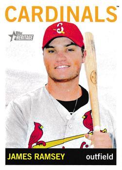 #89 James Ramsey - Springfield Cardinals - 2013 Topps Heritage Minor League Baseball