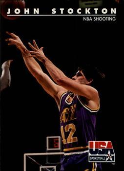 #89 John Stockton - USA - 1992 SkyBox USA Basketball