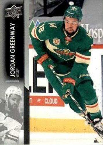 #89 Jordan Greenway - Minnesota Wild - 2021-22 Upper Deck Hockey
