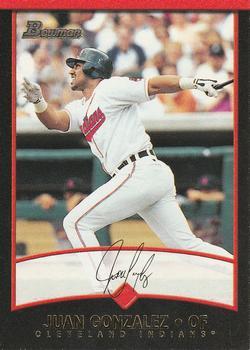 #89 Juan Gonzalez - Cleveland Indians - 2001 Bowman Baseball