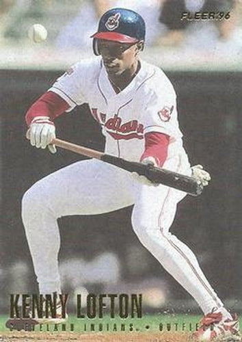 #89 Kenny Lofton - Cleveland Indians - 1996 Fleer Baseball