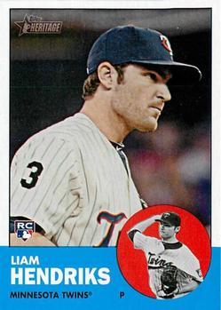 #89 Liam Hendriks - Minnesota Twins - 2012 Topps Heritage Baseball