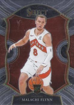 #89 Malachi Flynn - Toronto Raptors - 2020-21 Panini Select Basketball