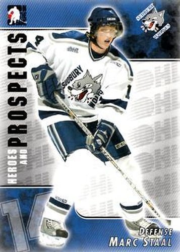 #89 Marc Staal - Sudbury Wolves - 2004-05 In The Game Heroes and Prospects Hockey