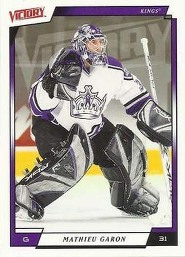 #89 Mathieu Garon - Los Angeles Kings - 2006-07 Upper Deck Victory Hockey