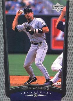 #89 Mike Lansing - Colorado Rockies - 1999 Upper Deck Baseball