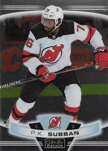 #89 P.K. Subban - New Jersey Devils - 2019-20 O-Pee-Chee Platinum Hockey