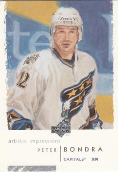 #89 Peter Bondra - Washington Capitals - 2002-03 UD Artistic Impressions Hockey