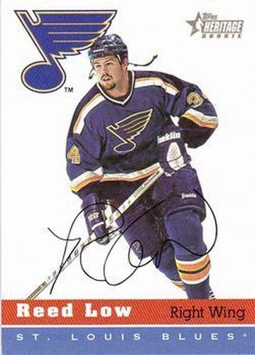 #89 Reed Low - St. Louis Blues - 2000-01 Topps Heritage Hockey