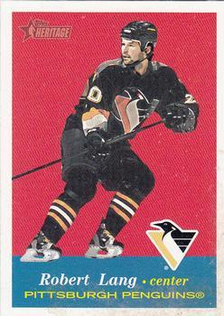 #89 Robert Lang - Pittsburgh Penguins - 2001-02 Topps Heritage Hockey
