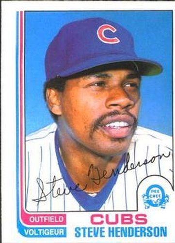 #89 Steve Henderson - Chicago Cubs - 1982 O-Pee-Chee Baseball