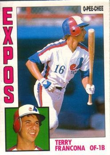 #89 Terry Francona - Montreal Expos - 1984 O-Pee-Chee Baseball