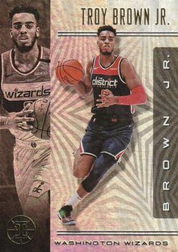 #89 Troy Brown Jr. - Washington Wizards - 2019-20 Panini Illusions Basketball