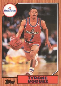 #89 Tyrone Bogues - Washington Bullets - 1992-93 Topps Archives Basketball