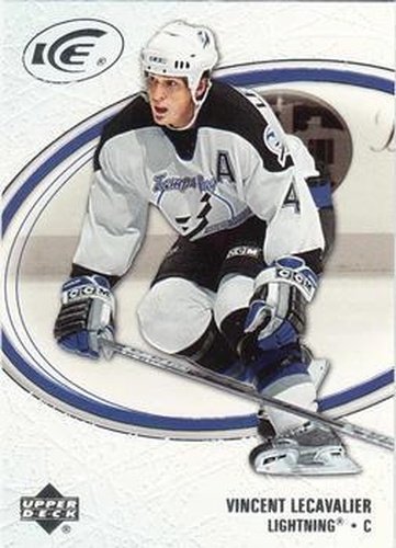 #89 Vincent Lecavalier - Tampa Bay Lightning - 2005-06 Upper Deck Ice Hockey