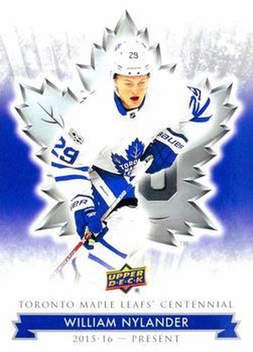#89 William Nylander - Toronto Maple Leafs - 2017 Upper Deck Toronto Maple Leafs Centennial Hockey