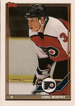 #89 Gord Murphy - Philadelphia Flyers - 1991-92 Topps Hockey
