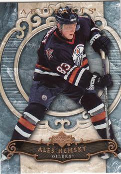 #89 Ales Hemsky - Edmonton Oilers - 2007-08 Upper Deck Artifacts Hockey