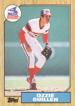 #89 Ozzie Guillen - Chicago White Sox - 1987 Topps Baseball