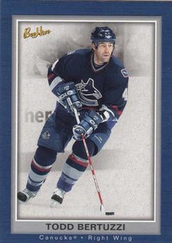 #89 Todd Bertuzzi - Vancouver Canucks - 2005-06 Upper Deck Beehive Hockey