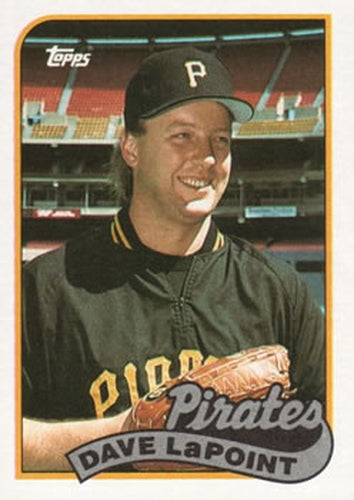 #89 Dave LaPoint - Pittsburgh Pirates - 1989 Topps Baseball