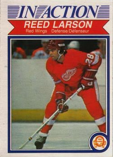 #89 Reed Larson - Detroit Red Wings - 1982-83 O-Pee-Chee Hockey