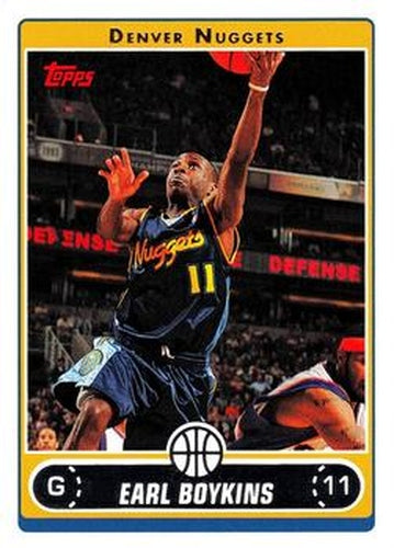 #89 Earl Boykins - Denver Nuggets - 2006-07 Topps Basketball