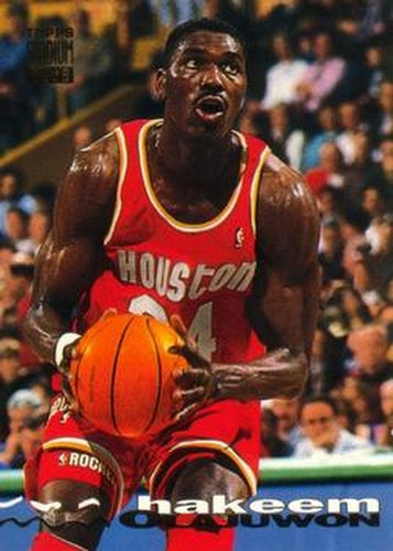 #89 Hakeem Olajuwon - Houston Rockets - 1993-94 Stadium Club Basketball
