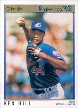 #89 Ken Hill - Montreal Expos - 1992 O-Pee-Chee Premier Baseball