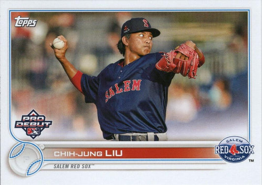 #PD-89 Chih-Jung Liu - Salem Red Sox - 2022 Topps Pro Debut Baseball