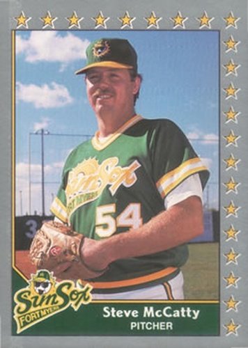 #89 Steve McCatty - Fort Myers Sun Sox - 1990 Pacific Senior League Baseball