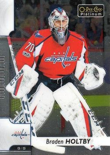 #89 Braden Holtby - Washington Capitals - 2017-18 O-Pee-Chee Platinum Hockey