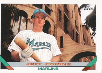 #789 Jeff Conine - Florida Marlins - 1993 Topps Baseball