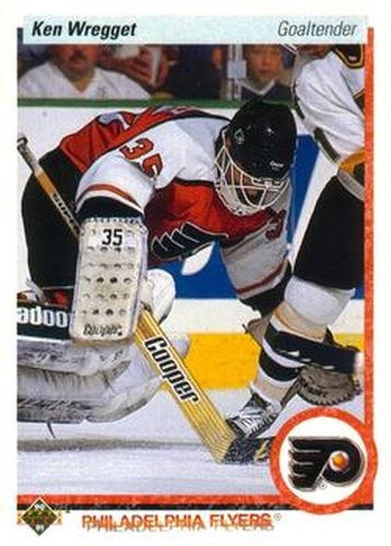 #89 Ken Wregget - Philadelphia Flyers - 1990-91 Upper Deck Hockey