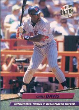 #89 Chili Davis - Minnesota Twins - 1992 Ultra Baseball