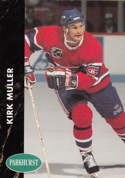 #89 Kirk Muller - Montreal Canadiens - 1991-92 Parkhurst Hockey