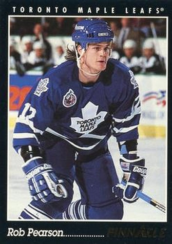 #89 Rob Pearson - Toronto Maple Leafs - 1993-94 Pinnacle Hockey